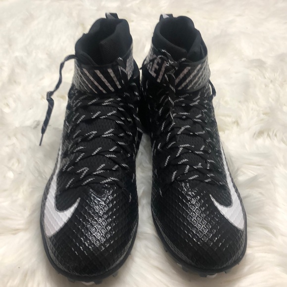 Nike Lunarbeast Black /white football cleats sz 17 - Picture 5 of 8
